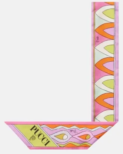 Tuch aus Seiden-Twill Multicolor