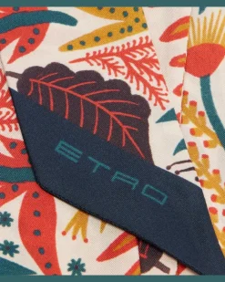 Tuch aus Seiden-Twill Multicolor