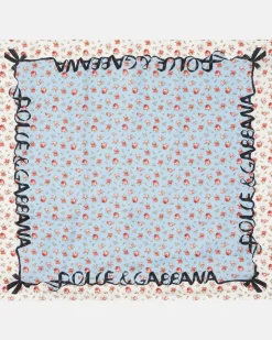 Tuch aus Seiden-Twill Multicolor