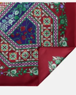 Tuch aus Seiden-Twill Multicolor