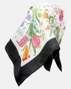 Tuch Gucci Flora aus Seiden-Twill Multicolor