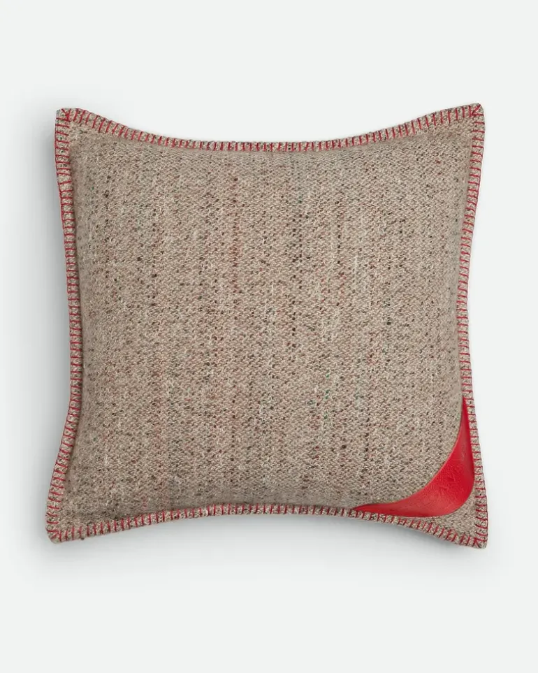 Tweed-Kissen-Braun - Unisex