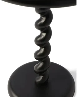 Twister Beistelltisch (65x46cm) - Schwarz