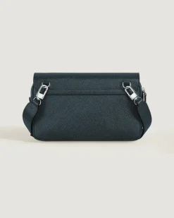 Umhängetasche aus Sartorial Leder - Tweed-Blau - Leder - MB220423 - Messenger Bags