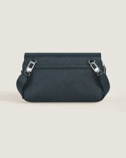 Umhängetasche aus Sartorial Leder - Tweed-Blau - Leder - MB220423 - Messenger Bags