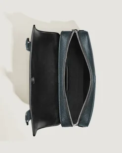 Umhängetasche aus Sartorial Leder - Tweed-Blau - Leder - MB220423 - Messenger Bags