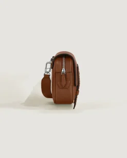 Umhängetasche aus Sartorial Leder - Rehbraun - Leder - MB220424 - Messenger Bags