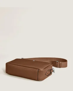 Umhängetasche Montblanc Companion - Rehbraun - Leder - MB221690 - Clutches