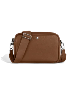 Umhängetasche Montblanc Companion - Rehbraun - Leder - MB221690 - Clutches