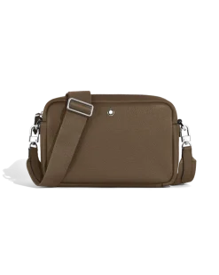 Umhängetasche Montblanc Companion - Haselnussbraun - Leder - MB220209 - Messenger Bags