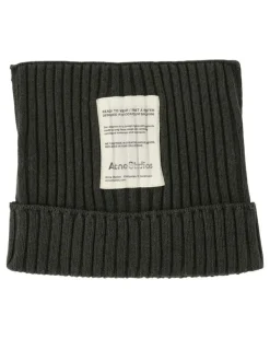 Unisex C40396-Dsq Ribbed Cotton Beanie Green