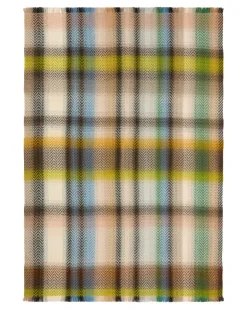 Unisex Check_new Plaid 130x190 Beige Multicolor Acrylic; Wool Ovis Aries Extras