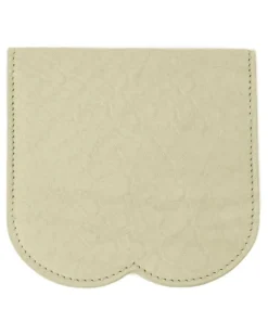 Unisex Chess Card Case Beige Calfskin Cases