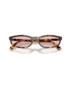 Unisex Miu Sunglasses Tortoise Acetate Eyewear