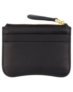 Unisex Paris Cardholder - Ami Leather Black Calfskin Accessories Card-Holder
