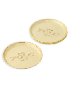 Untersetzer mit Polokragen - Gold