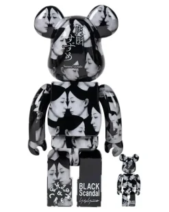 Us In Me BE@RBRICK 100% und 400% Figuren-Set - Schwarz