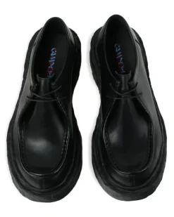 Vamonos Plateau-Schnürschuhe - Schwarz
