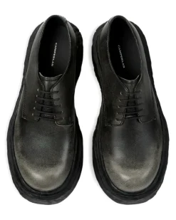 Vamonos Schnürschuhe aus glattem Leder - Grau