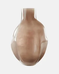 Vase Bakku Big by Kristian Sofus Hansen und Tommy Hyldahl Grau