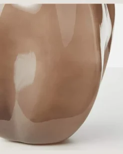 Vase Bakku Big by Kristian Sofus Hansen und Tommy Hyldahl Grau