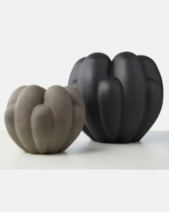Vase Bloom Big Schwarz