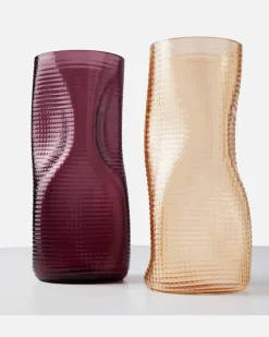 Vase Bo Maki Coral Violett