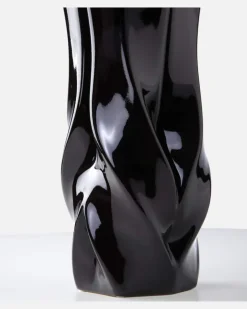 Vase Braid Medium Schwarz