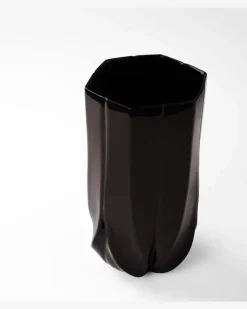 Vase Braid Small Schwarz