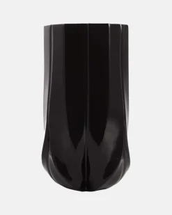 Vase Braid Small Schwarz