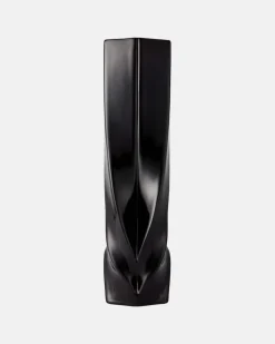 Vase Braid Tall Schwarz