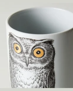Vase Civette Small aus Porzellan Weiß
