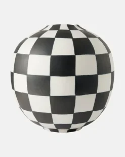 Vase Damier Large Multicolor