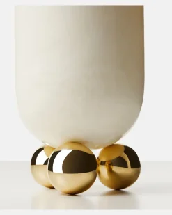 Vase Fontana Weiß