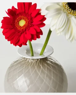 Vase Monofiore Balloton Weiß