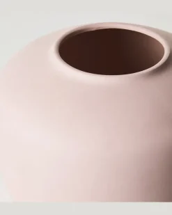 Vase Sunao Medium aus Keramik Rosa