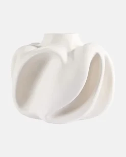 Vase Wabi Medium Weiß
