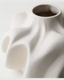 Vase Wabi Medium Weiß