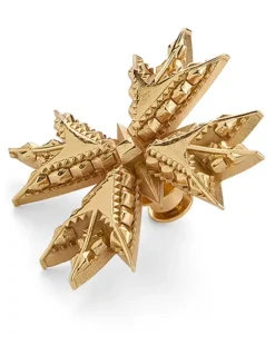 Vergoldete Crest Brosche