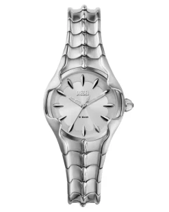 Vert Armbanduhr aus Edelstahl mit drei Zeigern - Uhren - Damen - Silber