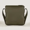 Vertikale Messenger Bag aus Sartorial Leder - Khaki - Leder - MB221562 - Sling Bags