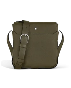 Vertikale Messenger Bag aus Sartorial Leder - Khaki - Leder - MB221562 - Sling Bags