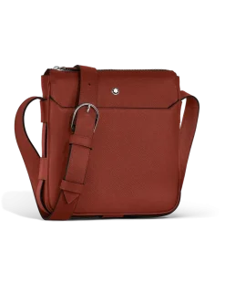Vertikale Messenger Bag aus Sartorial Leder - Red Oak - Leder - MB222935 - Messenger Bags