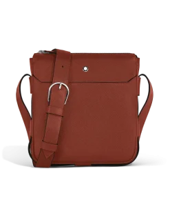 Vertikale Messenger Bag aus Sartorial Leder - Red Oak - Leder - MB222935 - Messenger Bags