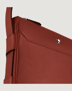 Vertikale Messenger Bag aus Sartorial Leder - Red Oak - Leder - MB222935 - Messenger Bags