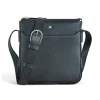 Vertikale Messenger Bag aus Sartorial Leder - Tweed-Blau - Leder - MB222459 - Messenger Bags