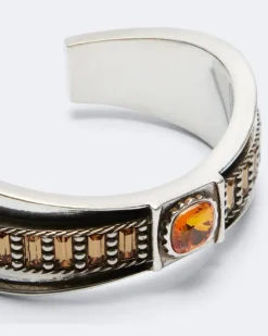 Verzierte Armspange Silber