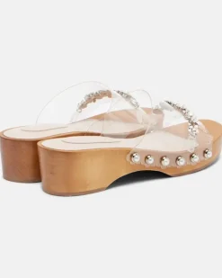 Verzierte Clogs Transparent