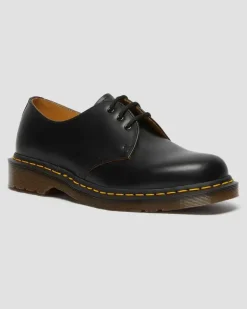 Vintage 1461 Quilon Leder Oxford Schuhe in Schwarz, Größe