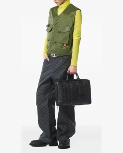 Visetos Aktentasche mit Monogramm - Schwarz visetos